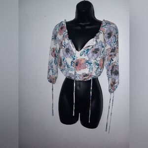 One Clothing floral crop top